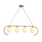 Suspension moderne en verre globe pour usage résidentiel
