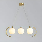 Suspension moderne en verre globe pour usage résidentiel