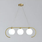 Suspension moderne en verre globe pour usage résidentiel