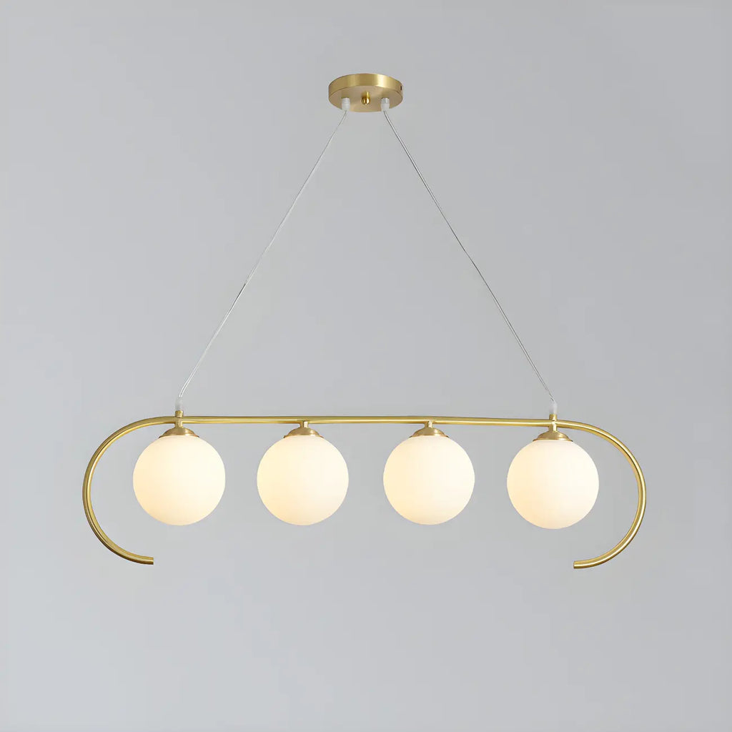 Suspension moderne en verre globe pour usage résidentiel