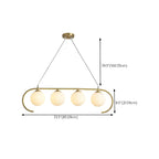 Suspension moderne en verre globe pour usage résidentiel