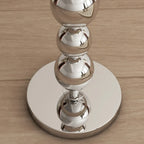 Lampadaire décoratif moderne à boules empilées avec abat-jour en tissu