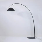 Lampadaire conique en métal noir en forme de ligne de pêche
