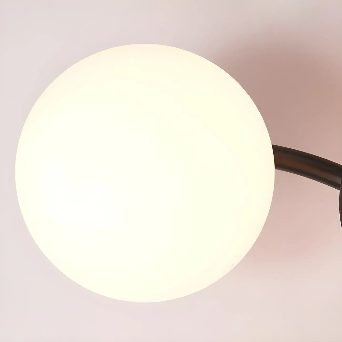 Applique murale double en verre torsadé doré moderne avec globe lumineux