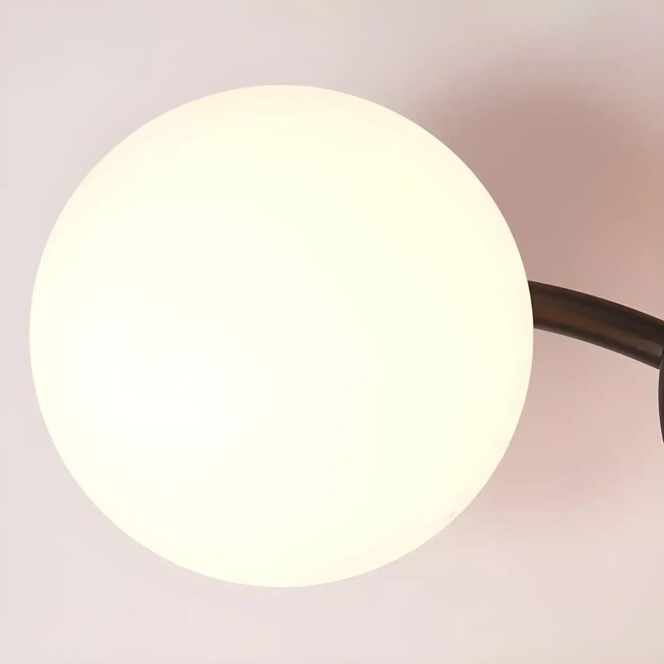 Applique murale double en verre torsadé doré moderne avec globe lumineux