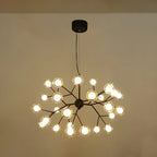 Lampadario Sputnik a globo in vetro moderno regolabile