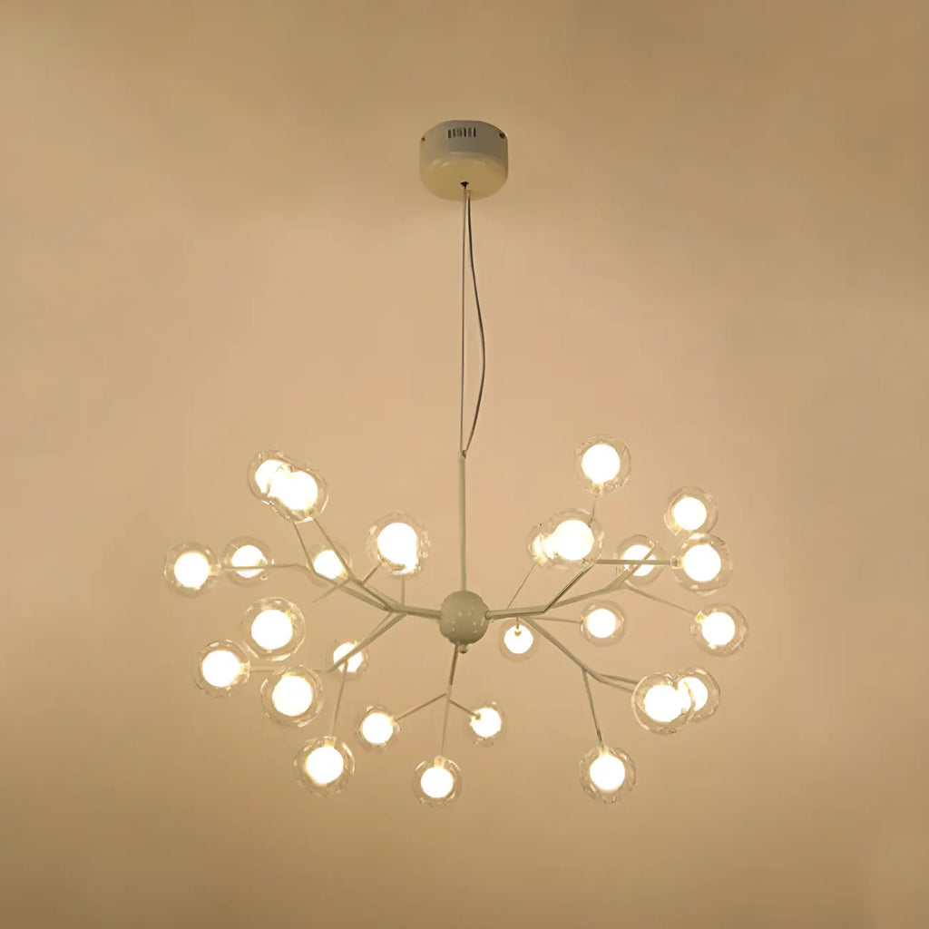 Lampadario Sputnik a globo in vetro moderno regolabile