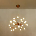 Lampadario Sputnik a globo in vetro moderno regolabile