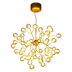 Lampadario Sputnik a globo in vetro moderno regolabile