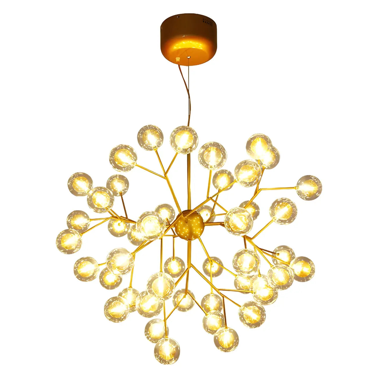 Lampadario Sputnik a globo in vetro moderno regolabile