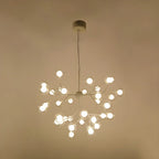 Lampadario Sputnik a globo in vetro moderno regolabile