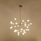 Lampadario Sputnik a globo in vetro moderno regolabile