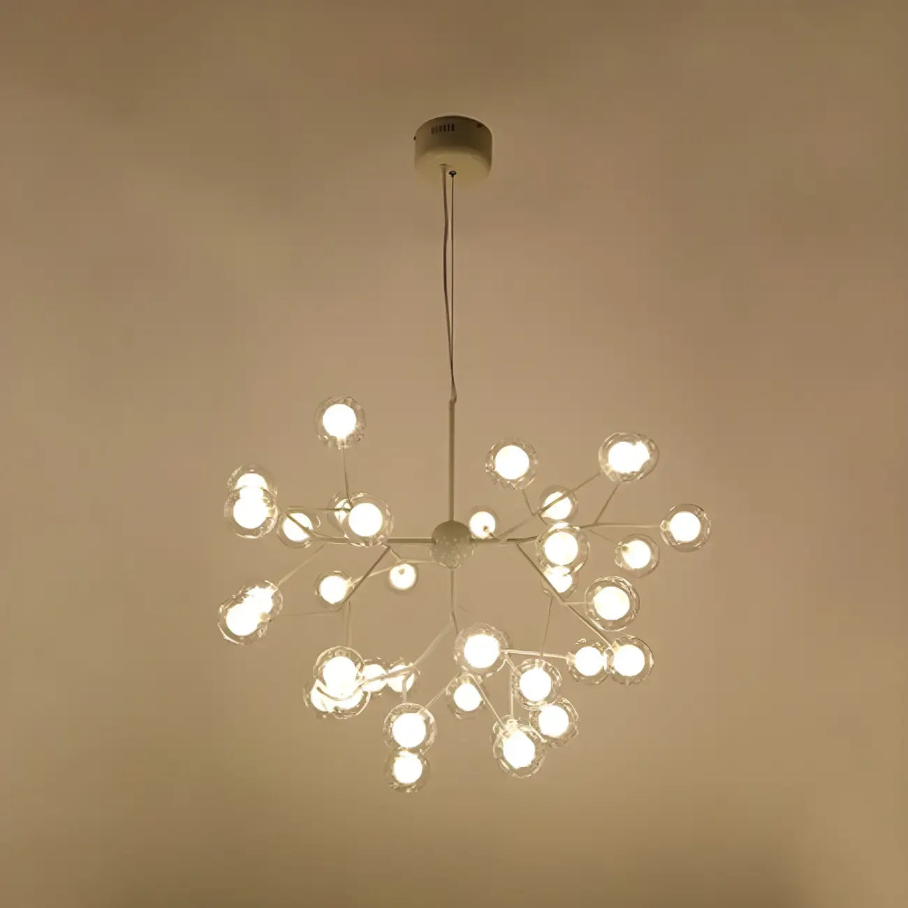 Lampadario Sputnik a globo in vetro moderno regolabile