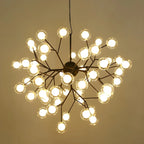 Lampadario Sputnik a globo in vetro moderno regolabile