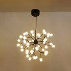 Lampadario Sputnik a globo in vetro moderno regolabile