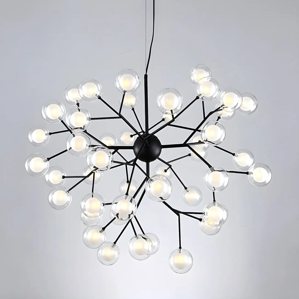 Lampadario Sputnik a globo in vetro moderno regolabile
