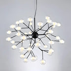 Lampadario Sputnik a globo in vetro moderno regolabile