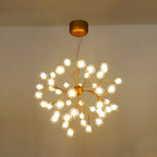 Lampadario Sputnik a globo in vetro moderno regolabile