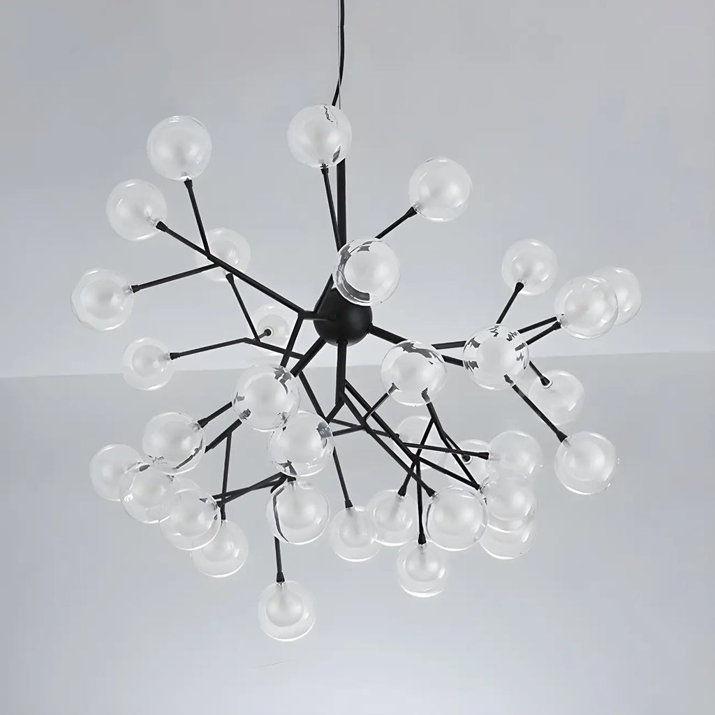 Lampadario Sputnik a globo in vetro moderno regolabile
