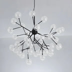 Lampadario Sputnik a globo in vetro moderno regolabile