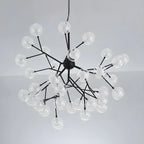 Lampadario Sputnik a globo in vetro moderno regolabile