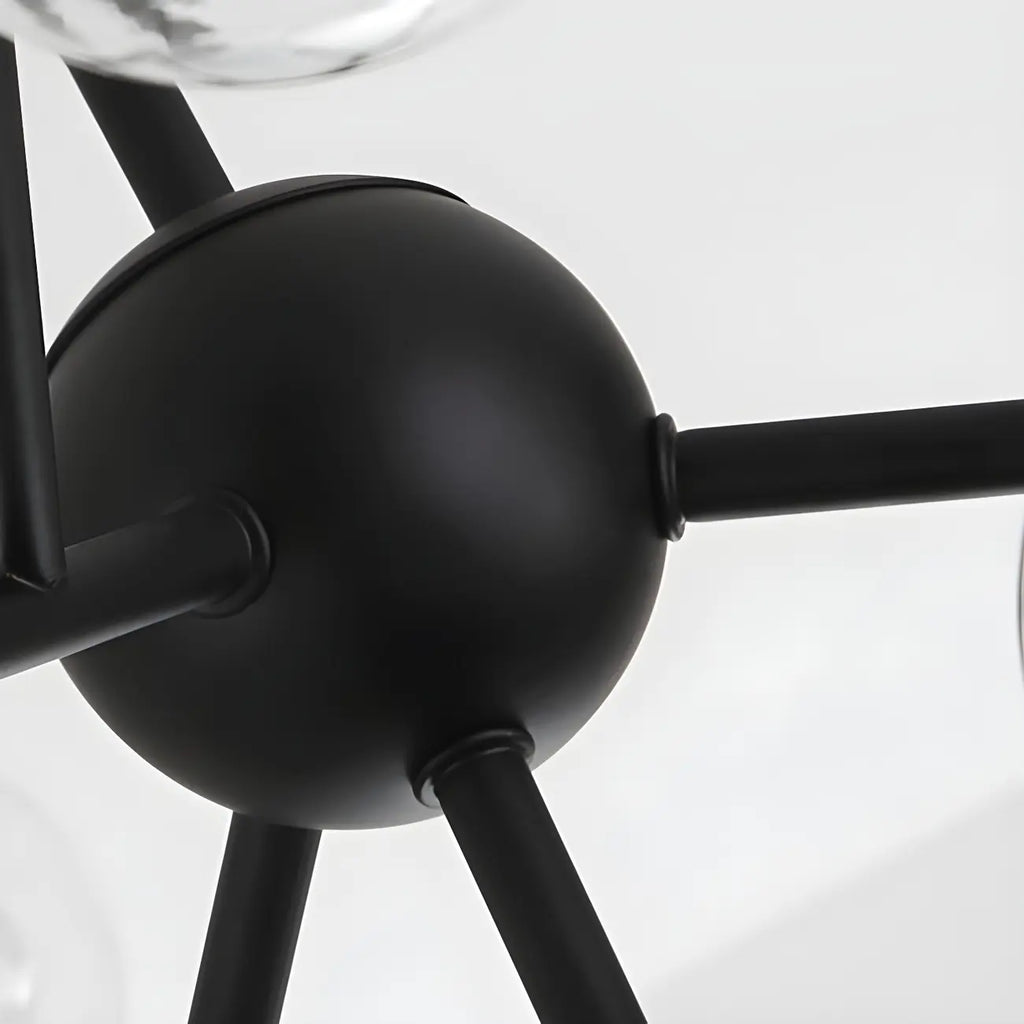 Lampadario Sputnik a globo in vetro moderno regolabile