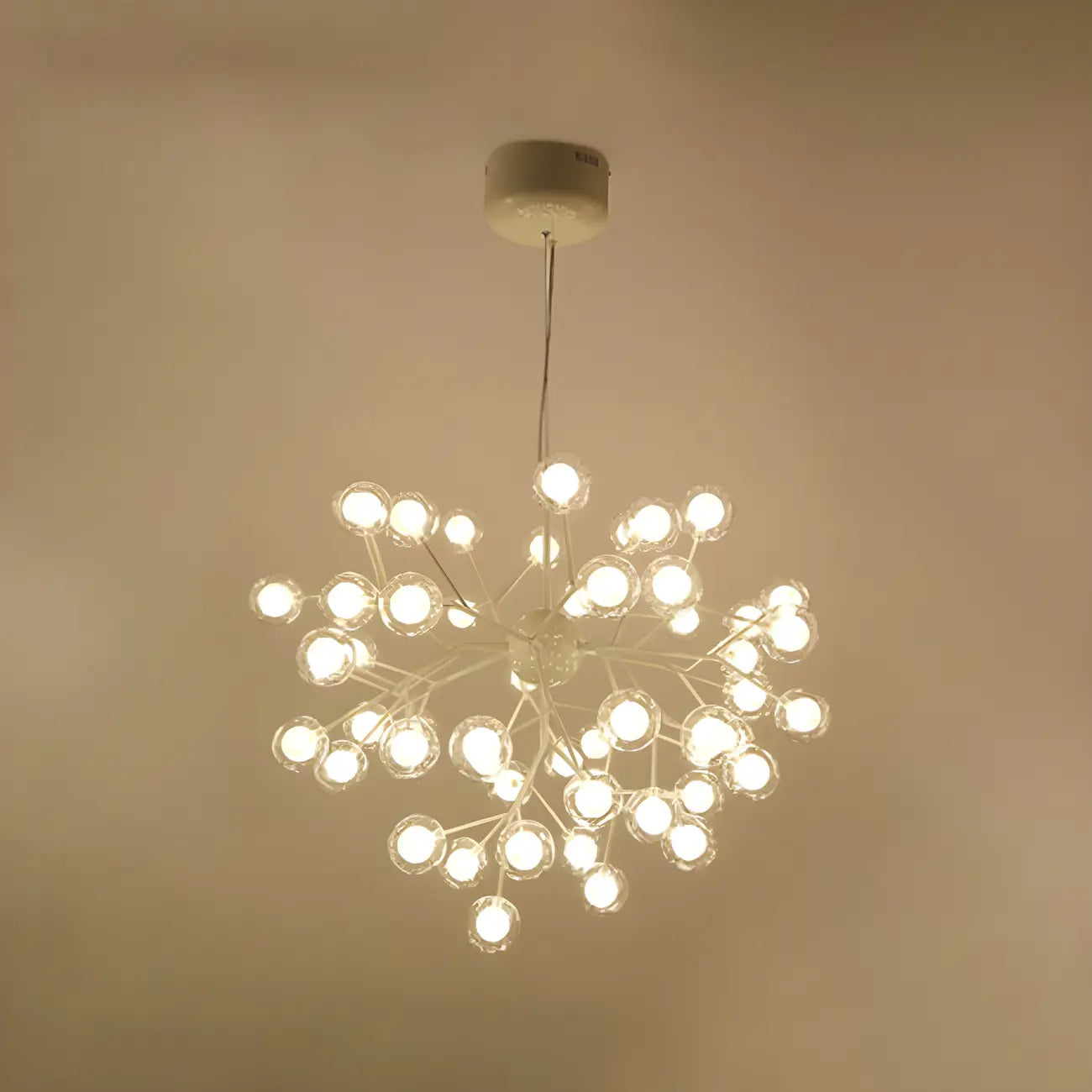 Lampadario Sputnik a globo in vetro moderno regolabile