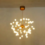 Lampadario Sputnik a globo in vetro moderno regolabile