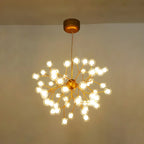 Lampadario Sputnik a globo in vetro moderno regolabile