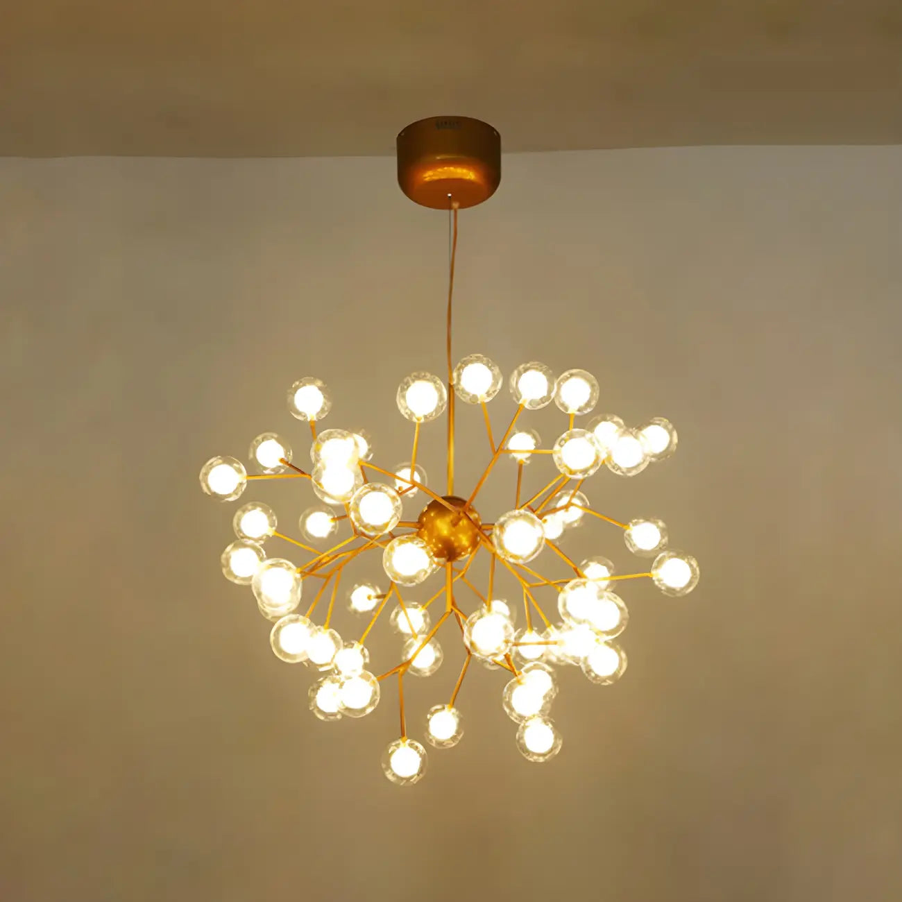 Lampadario Sputnik a globo in vetro moderno regolabile