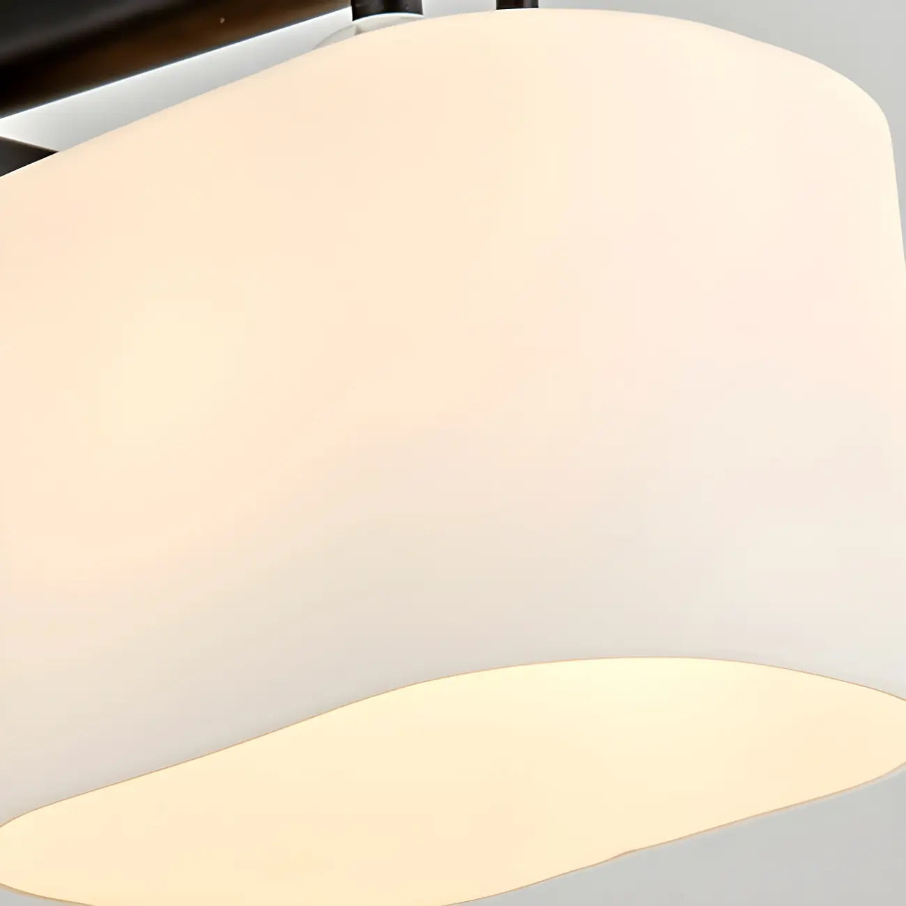 Lampadario a cilindro a 4 luci minimalista con struttura in metallo