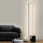 Lampadaire rectangulaire à LED avec variateur RGB pour salon