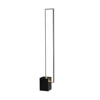 Lampadaire rectangulaire à LED avec variateur RGB pour salon