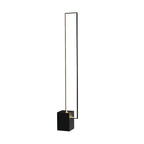 Lampadaire rectangulaire à LED avec variateur RGB pour salon