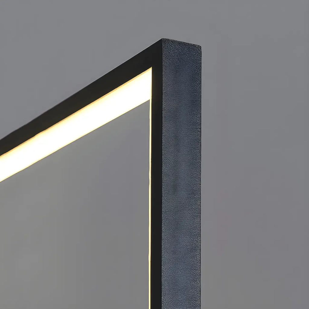 Lampadaire rectangulaire à LED avec variateur RGB pour salon