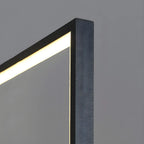 Lampadaire rectangulaire à LED avec variateur RGB pour salon
