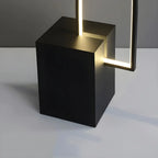 Lampadaire rectangulaire à LED avec variateur RGB pour salon