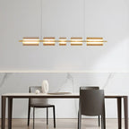 Suspension rectangulaire moderne et épurée en verre