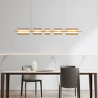 Suspension rectangulaire moderne et épurée en verre