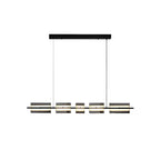 Suspension rectangulaire moderne et épurée en verre