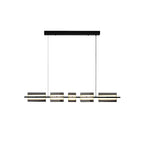 Suspension rectangulaire moderne et épurée en verre