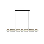Suspension rectangulaire moderne et épurée en verre