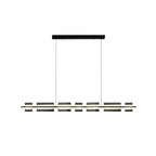 Suspension rectangulaire moderne et épurée en verre
