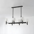 Grand luminaire suspendu de cuisine moderne en verre en forme de cône