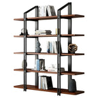 Étagère bibliothèque ouverte à 5 niveaux en pin