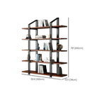 Étagère bibliothèque ouverte à 5 niveaux en pin