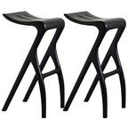 Tabourets de bar minimalistes en bois, sans dossier, hauteur comptoir