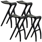 Tabourets de bar minimalistes en bois, sans dossier, hauteur comptoir