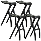 Tabourets de bar minimalistes en bois, sans dossier, hauteur comptoir