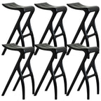 Tabourets de bar minimalistes en bois, sans dossier, hauteur comptoir